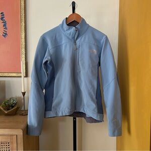 The North Face Women’s Apex Bionic 2 Jacket Full Zip Up Softshell Blue Size M